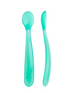 Alternative view of Chicco Colher Macia Silicone – 6M+ Azul