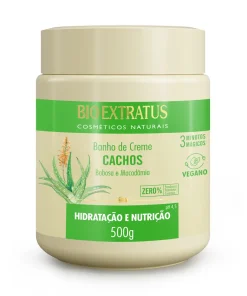 Cachos Banho de Creme Babosa e Macadâmia 500 Grs Bio Extratus