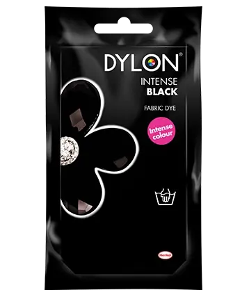 Dylon 12 Intense Black Tinta Para Tingir Tecido