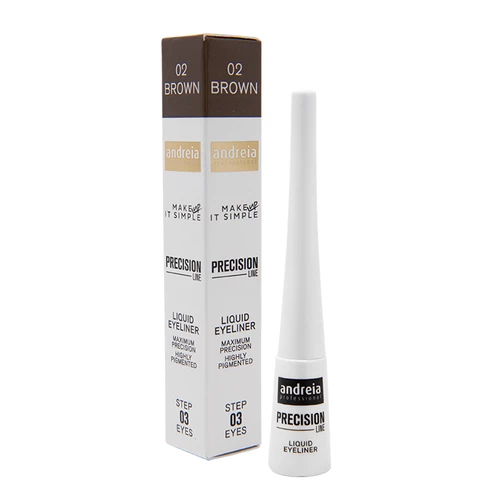 Andreia Precision Line Eyeliner Líquido 02 Brown 3,5ML