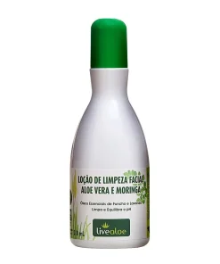 Alternative view of Loção Facial de Limpeza  Aloe Vera & Moringa Livealoe – 210 ml