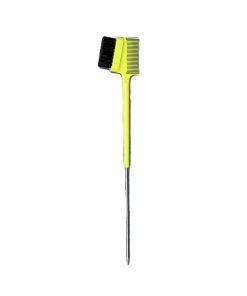 Escova Baby Hair Ponta Ferro Amarelo