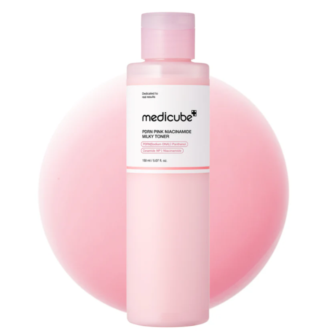 Medicube PDRN Pink Niacinamide Milky Toner – 150ml