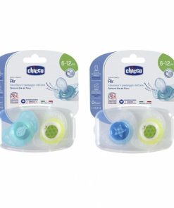 Alternative view of Chicco Physio Air Chupeta Silicone Azul 6-12M 2 chupetas