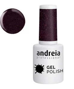 Alternative view of Verniz Gel Andreia 242 Metallic Grey Gel Polish