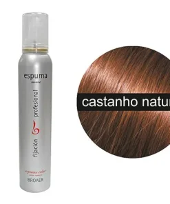 Espuma Broaer de Cor Castanho Natural 200ml