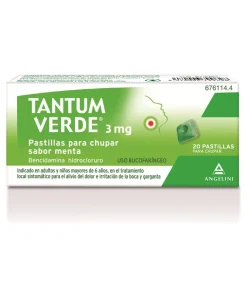 Alternative view of Tantum Verde Menta 3mg 20 Pastilhas