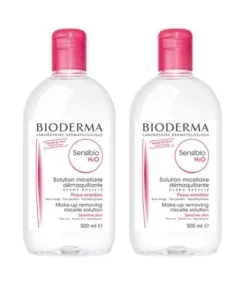 Alternative view of Bioderma Sensibio H2O Água Micelar Duo 2 x 500 mL