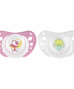 Alternative view of Chicco Physio Air Chupeta Luminosa Silicone Rosa 16-36M+ 2 chupetas