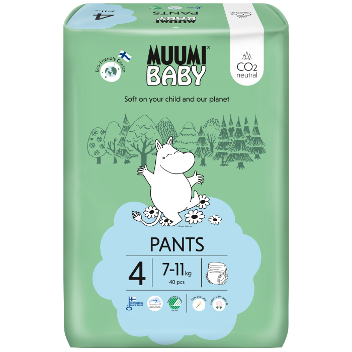 Muumi Baby Fralda Cueca T4 7-11Kg x40 - Image 2