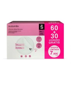 Alternative view of Suavinex Discos Absorventes de Peito 90 Unidades