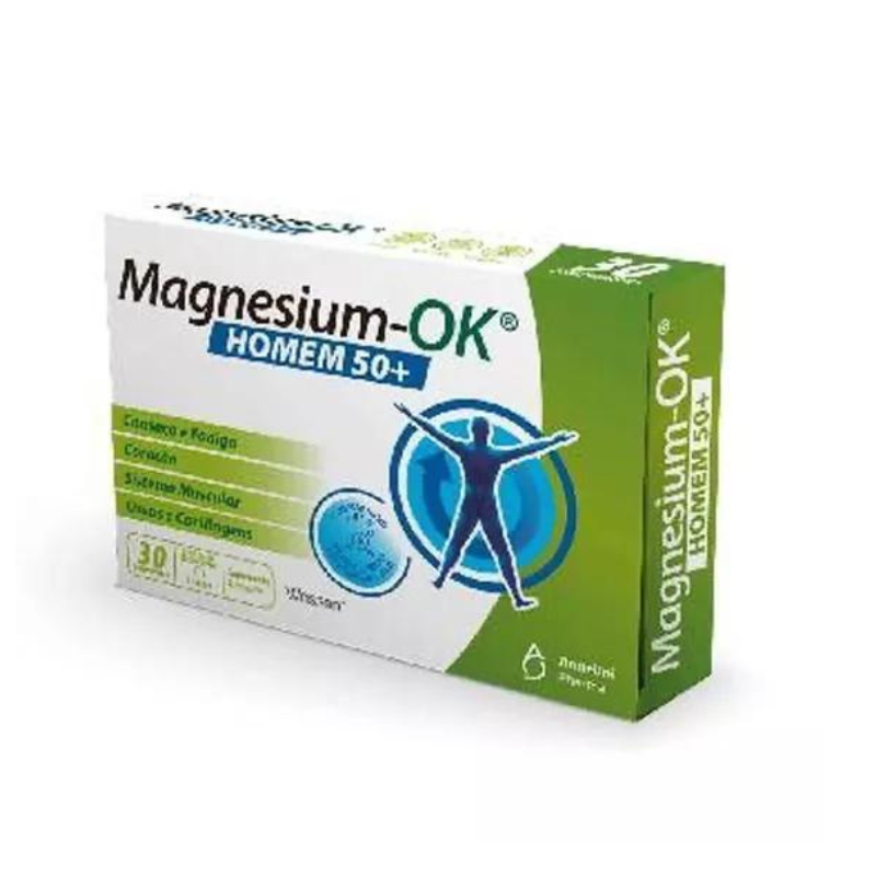 Magnesium-OK Homem 50+ Comprimidos X30