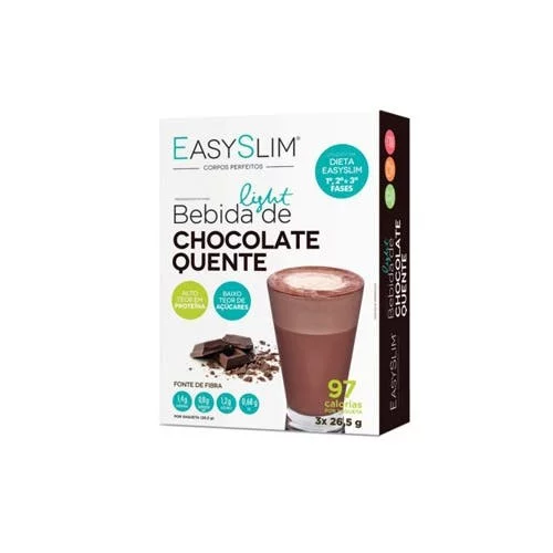 Easyslim Chocolate Quente Bebida x 3 Saquetas