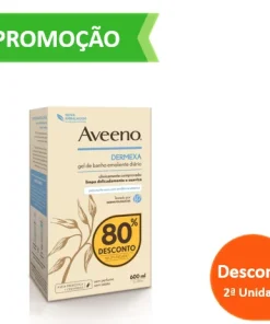 Aveeno Dermexa Gel de Banho Emoliente Duo c/ Desconto 80% 2ª Embalagem 2 x 300 mL