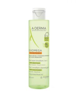 A-derma Exomega Control Gel Corpo Cabelo 200 mL