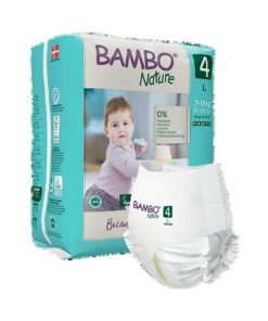 Alternative view of Bambo Nature Fralda Cueca 4-L 7-14Kg X20