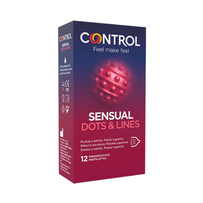 Control Sensual Dots & Lines x 12 Preservativos - Image 2