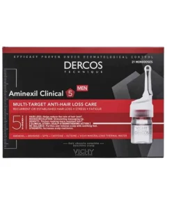 Vichy Dercos Aminexil Clinical Homem Ampolas x42