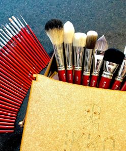 KIT PINCÉIS VERMELHO – IKKO MAKEUP C/47