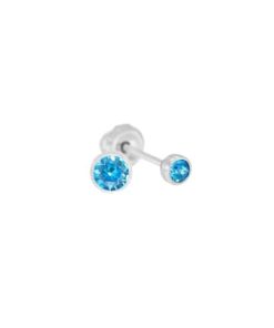 Alternative view of Inverness Brinco 4Mm Aquamarine Indo18