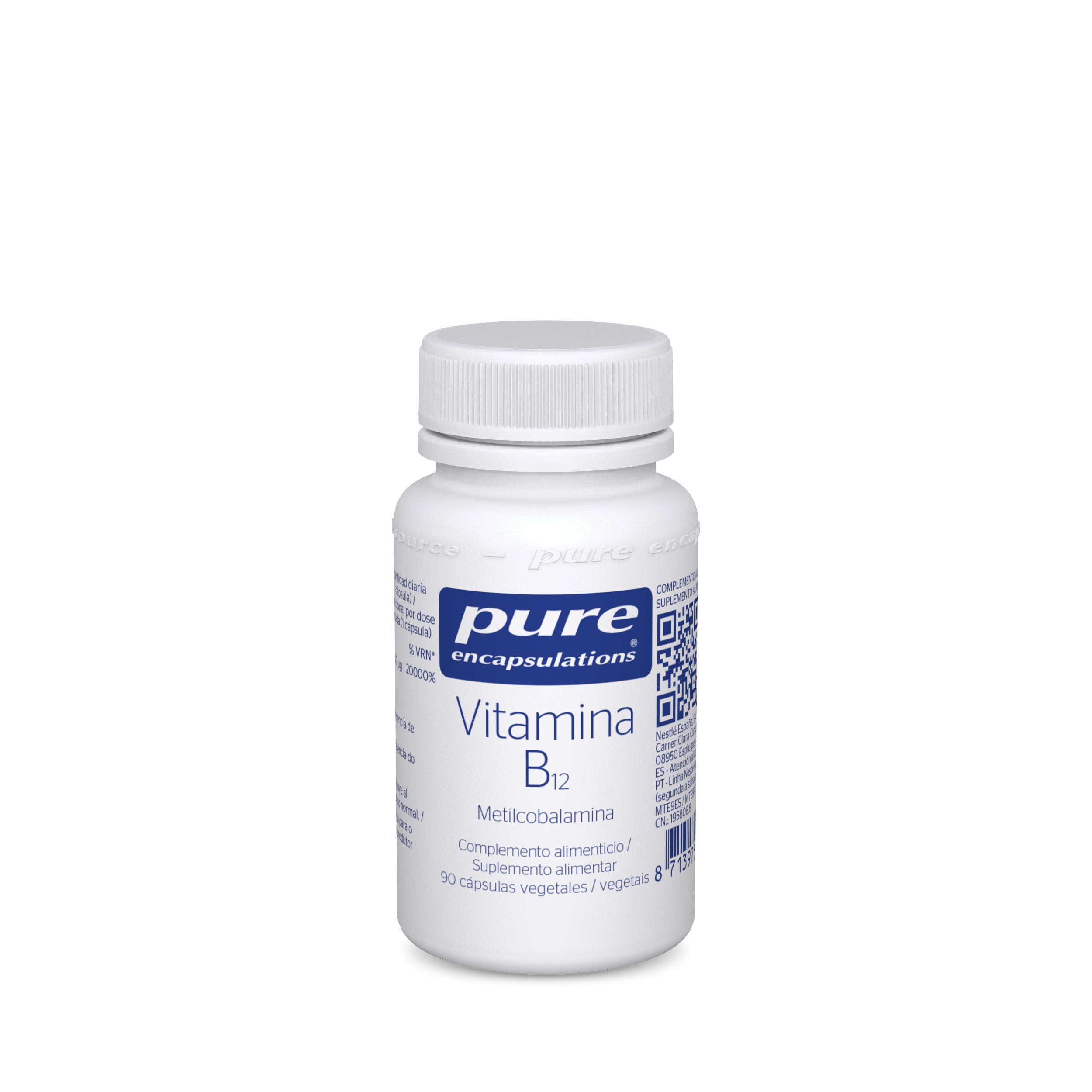 PURE Encapsulations Vitamina B12 90 cápsulas
