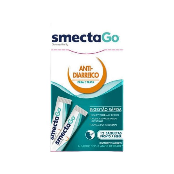 Smectago Suspensão Oral 12 saquetas