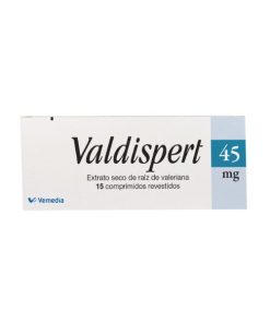 Alternative view of Valdispert, 45 mg x 15 comp rev
