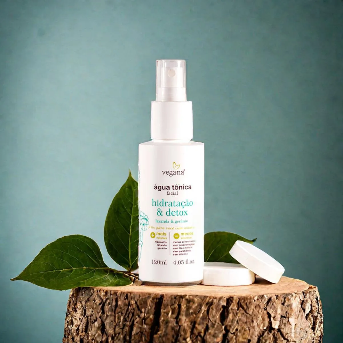 Água Tônica Facial Vegana WNF Hidrolatos Lavanda e Gerânio – 120ml - Image 5
