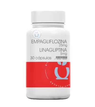 Empagliflozina 25mg Linagliptina 5mg 30 cápsulas
