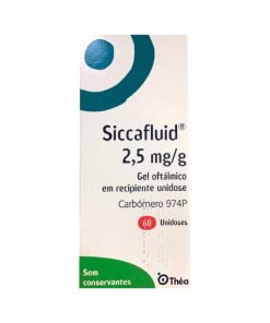 Siccafluid 2,5mg/g Gel Oftálmico x 60 Unidoses
