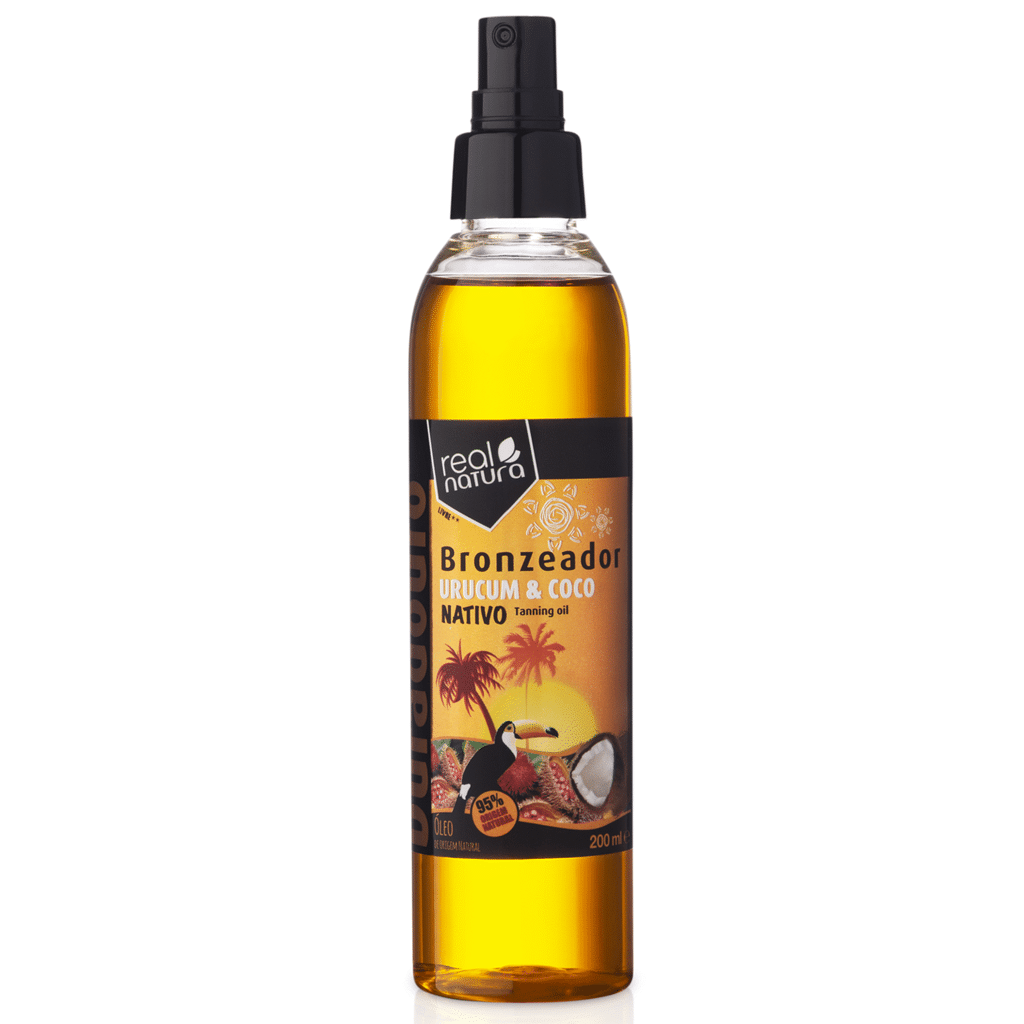 REAL NATURA Óleo Bronzeador Urucum e Coco 200ml - Image 2
