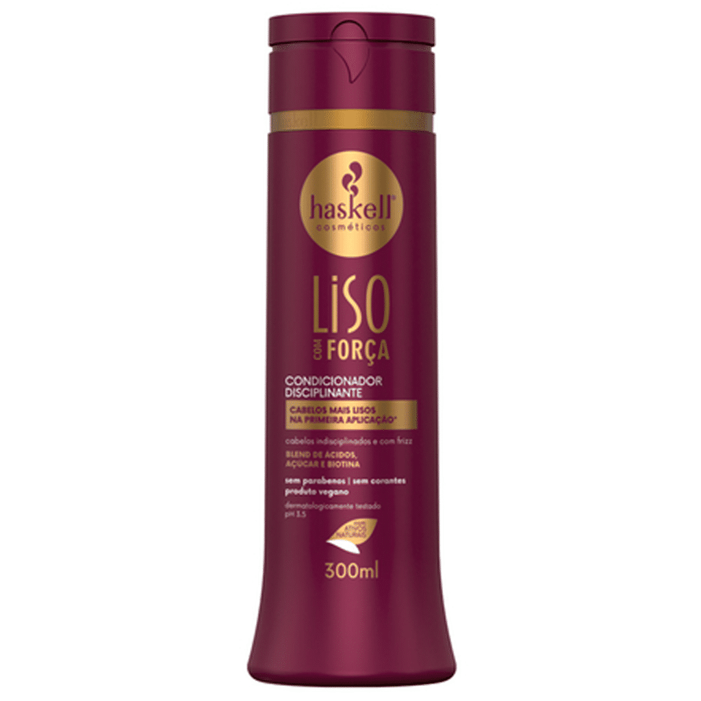 Haskell Shampoo Liso Com Força 300ml